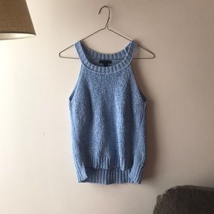 JCrew blue sweater tank XS
